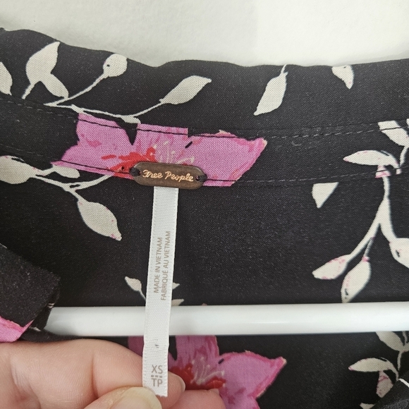 Free People Lighten Up floral mini dress size XS - Picture 7 of 9